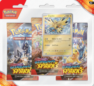 Surging Sparks 3 Booster Pack Blister - Zapdos