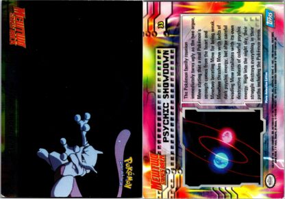 Psychic Showdown 33 Mewtwo Strikes Back - TOPPS Blue Logo (FOIL) (P Condition)
