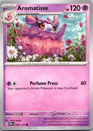 Aromatisse 39/131 Prismatic Evolutions (Common) (NM-Exc Condition)