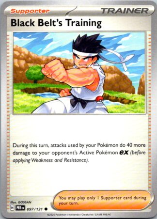 Black Belt's Training 97/131 Prismatic Evolutions (Common) (NM-Exc Condition)