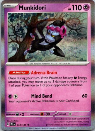 Munkidori 44/131 Prismatic Evolutions (Holo) (NM-Exc Condition)
