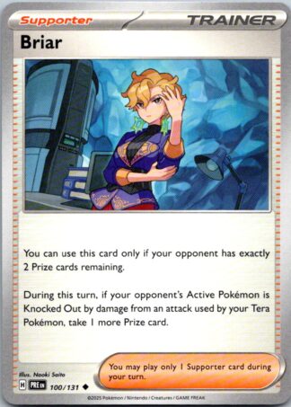 Briar 100/131 Prismatic Evolutions (Uncommon) (NM-Exc Condition)
