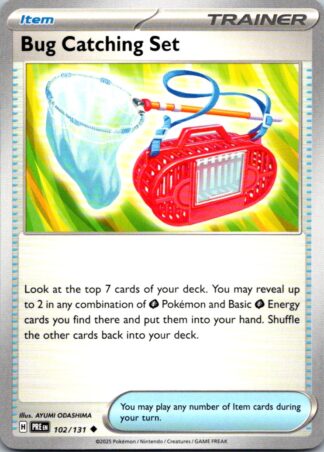 Bug Catching Set 102/131 Prismatic Evolutions (Uncommon) (NM-Exc Condition)