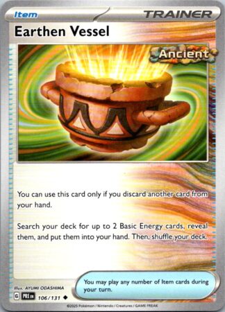 Earthen Vessel 106/131 Prismatic Evolutions (Uncommon) (NM-Exc Condition)