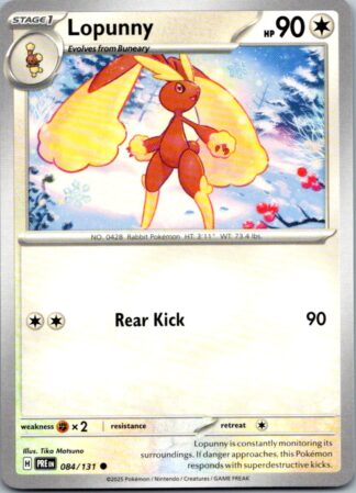Lopunny 84/131 Prismatic Evolutions (Common) (NM-Exc Condition)