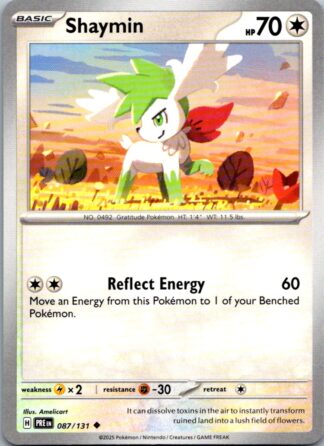 Shaymin 87/131 Prismatic Evolutions (Uncommon) (NM-Exc Condition)