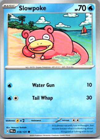 Slowpoke 18/131 Prismatic Evolutions (Common) (NM-Exc Condition)