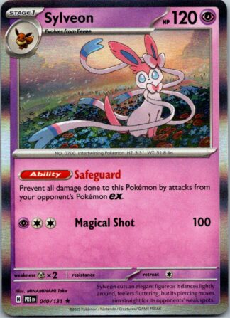 Sylveon 40/131 Prismatic Evolutions (Holo) (NM-Exc Condition)